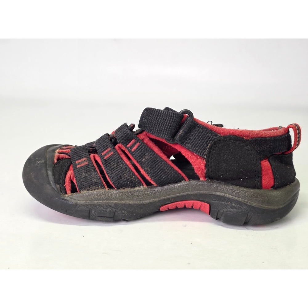 Keen Newport H2 Little Kids Size 12 Black Red Outdoor Water Hiking Sandals - Picture 3 of 9